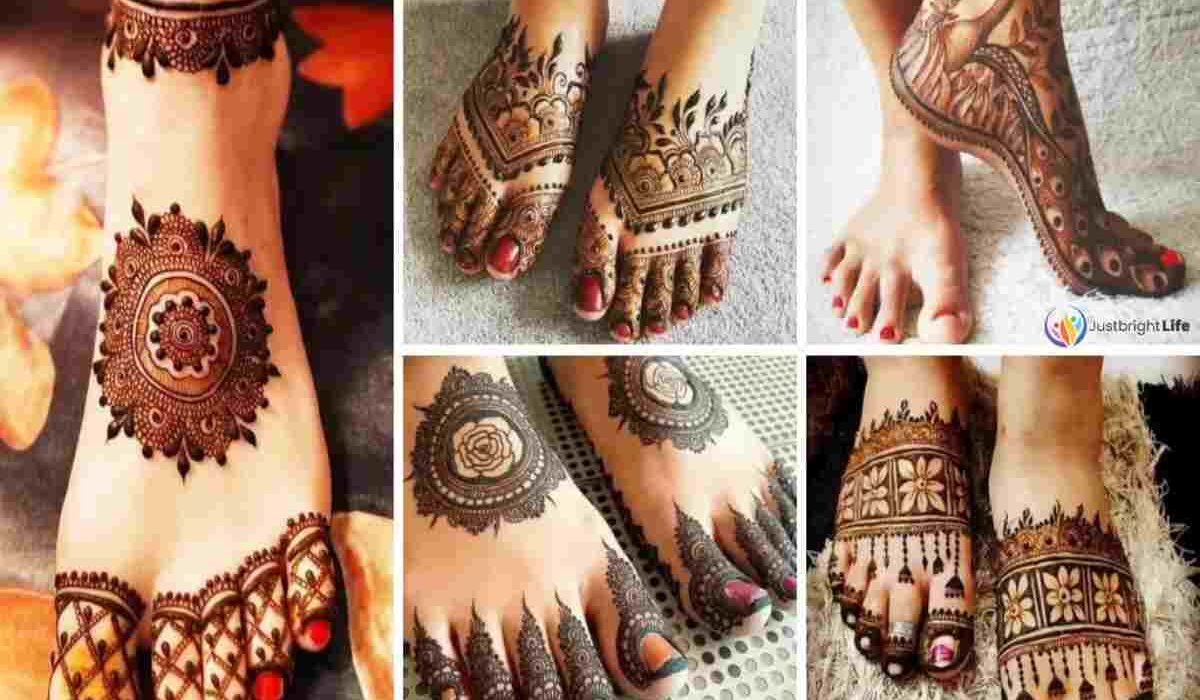 Leg Mehndi Design Simple And Easy