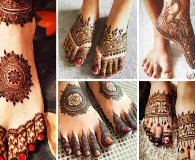 Leg Mehndi Design Simple And Easy