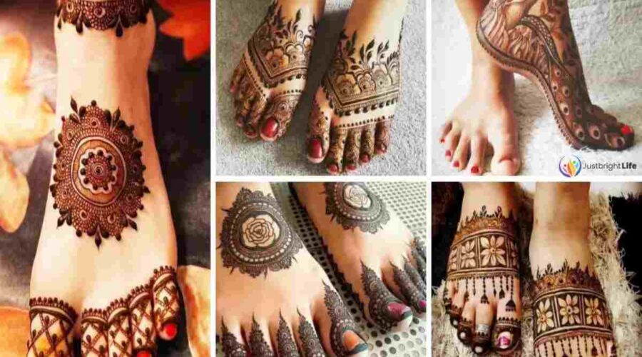 Leg Mehndi Design Simple And Easy