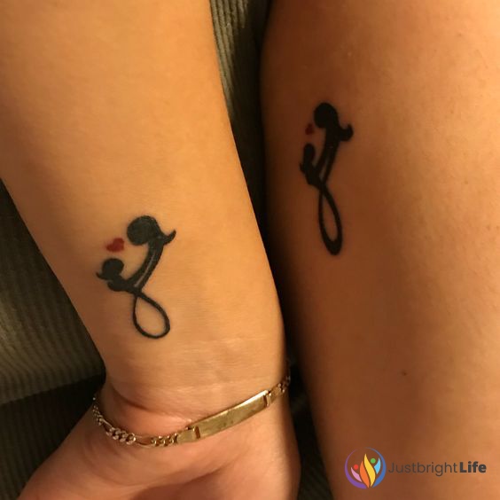 Mom Daughter Tatoos Small