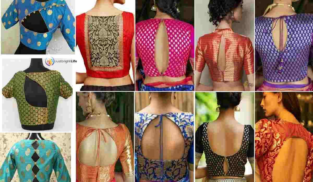 Back Side Banarasi Saree Blouse Back Design