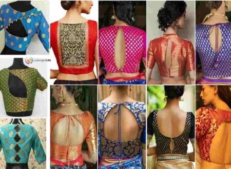 Back Side Banarasi Saree Blouse Back Design