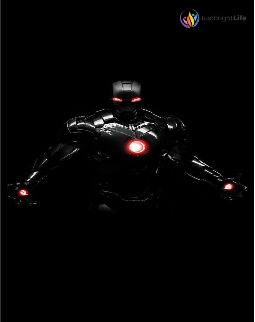 Black Iron Man Wallpaper