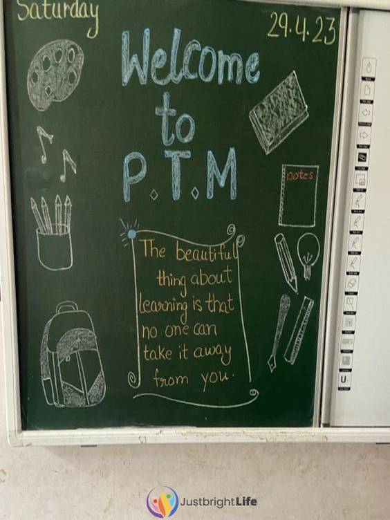 Blackboard Decoration With Chalk For PTM