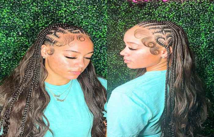 Feed In Braids with Quick Weave