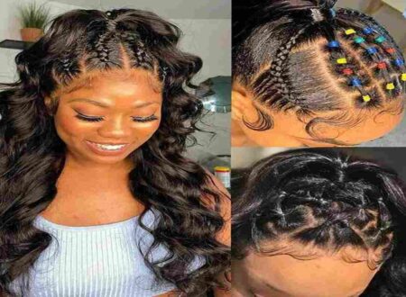 Half Sew In With Braids In Front Hairstyles