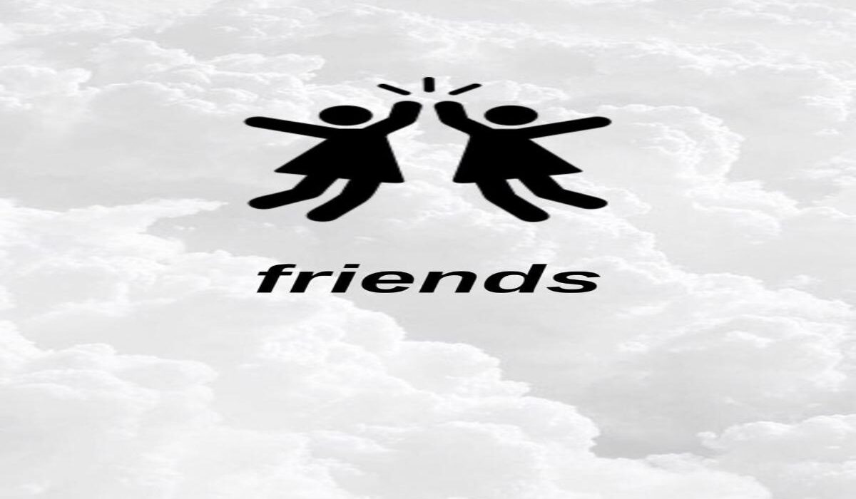 Icons Friends Instagram Highlight Cover Black