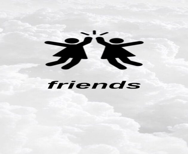 Icons Friends Instagram Highlight Cover Black