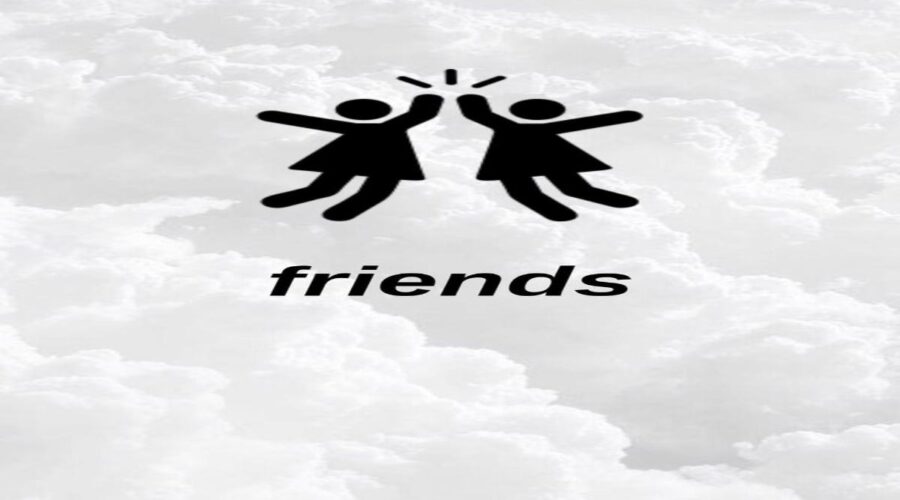 Icons Friends Instagram Highlight Cover Black