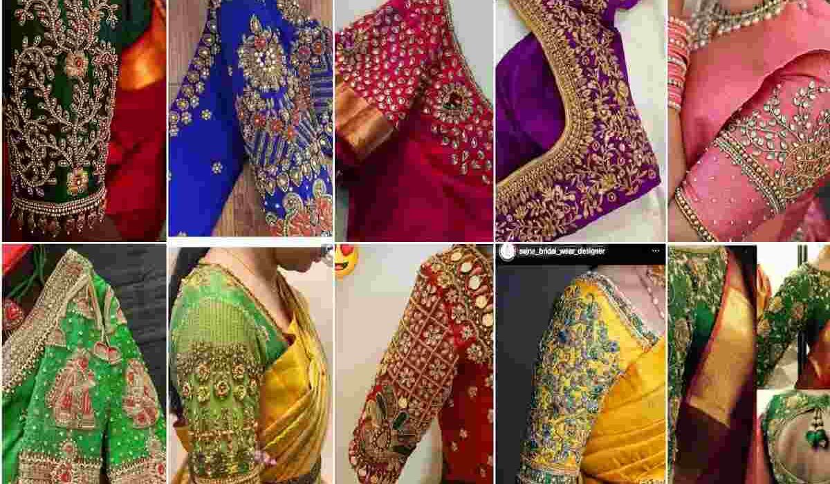 Latest Aari Work Blouse Designs 2023