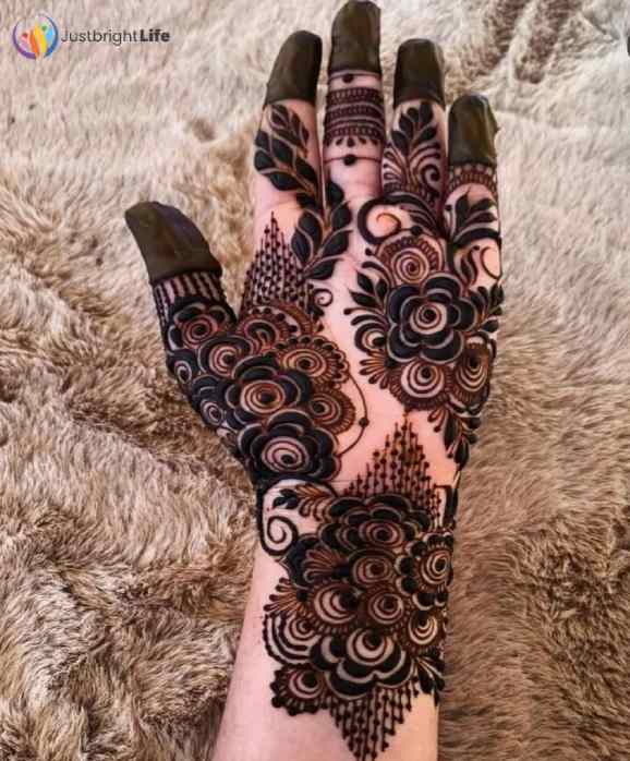 Roses Henna Half-Hand Design