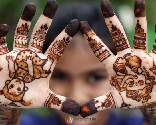 Simple Mehndi Design For Kids