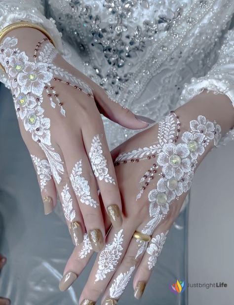 White Wedding Henna