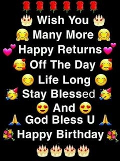 Birthday Wishes For Best Friend With Emojis