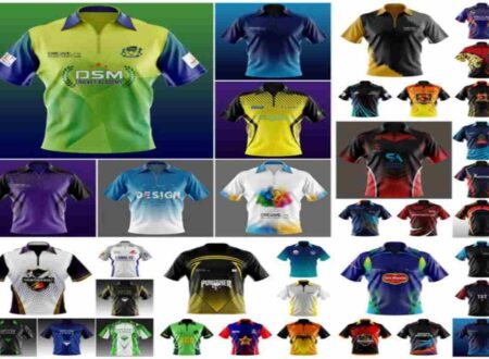 Cricket New Collar Sport T-Shirt Design