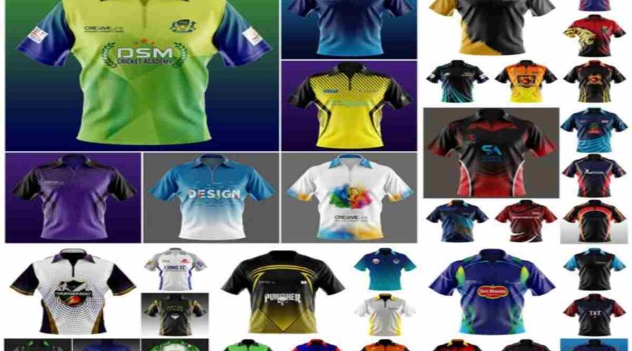 Cricket New Collar Sport T-Shirt Design