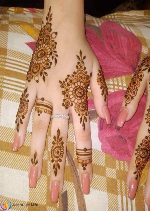 Mehndi Design for Full Hand Front and Back