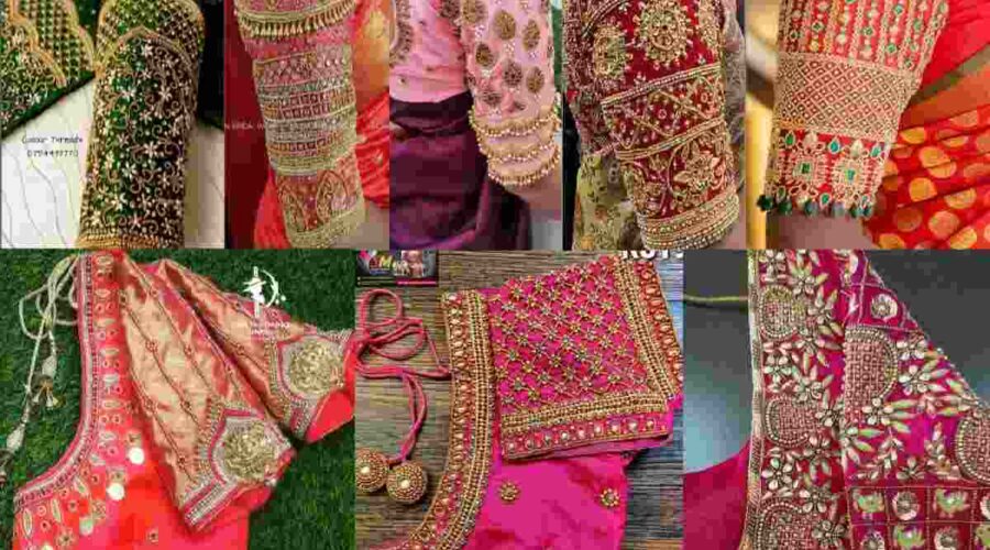 Pattu Blouse Marriage Bridal Maggam Work Blouse Designs