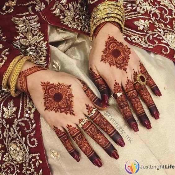 Round Mehndi Design