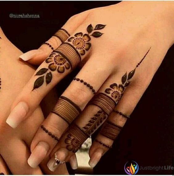 Simple Back Hand Mehndi Designs