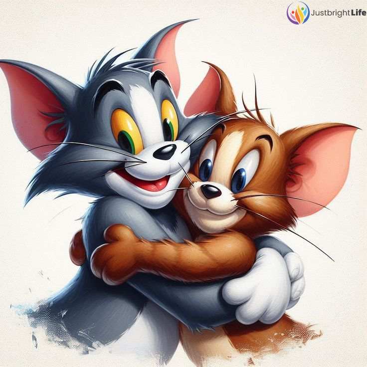 Tom And Jerry Hug